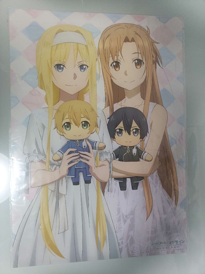 SAO ソードアートオンライン　くじ引き堂　クリアポスター まとめ売り