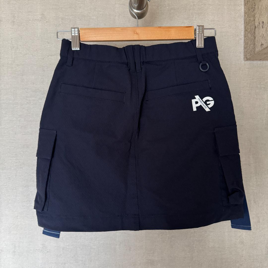 【中古】PEARLY GATES パーリーゲイツ スカート ネイビー ゴルフ