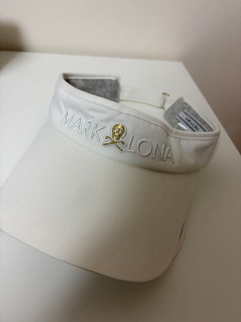 MARC＆LONA 白 バイザー
