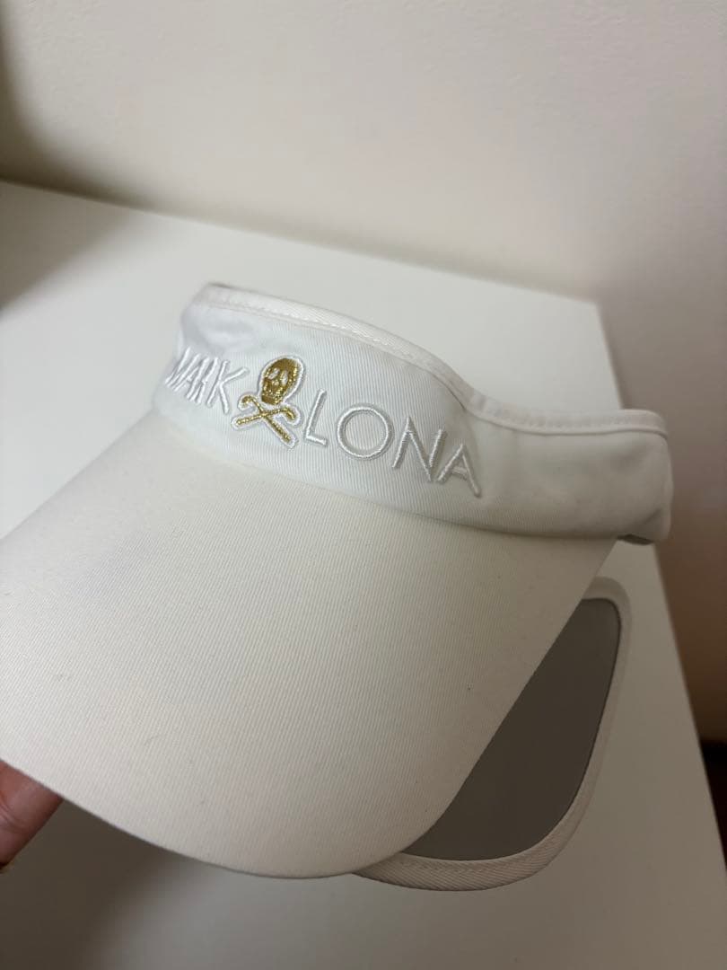 MARC＆LONA 白 バイザー