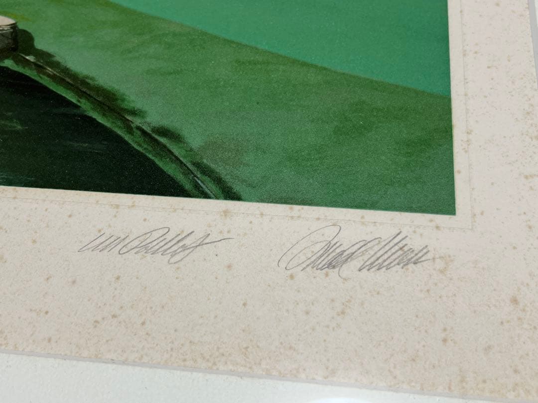 カレドニアン・ゴルフクラブ 15番ホール 絵画（リトグラフ？）