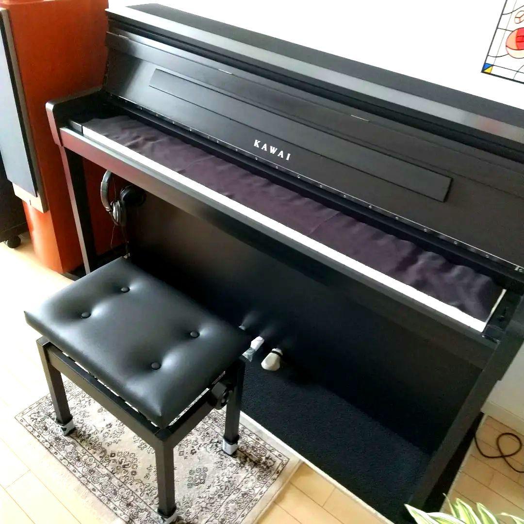 KAWAI ブラック 電子ピアノ 椅子付き