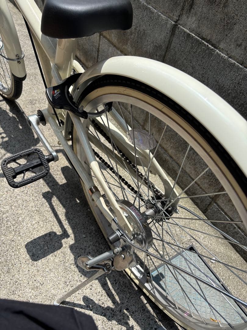 ダイワサイクル　ホワイト 22インチ キッズサイクル