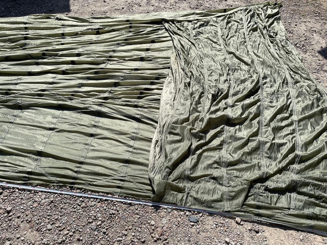 米軍海兵隊ODパラシュート生地希少品