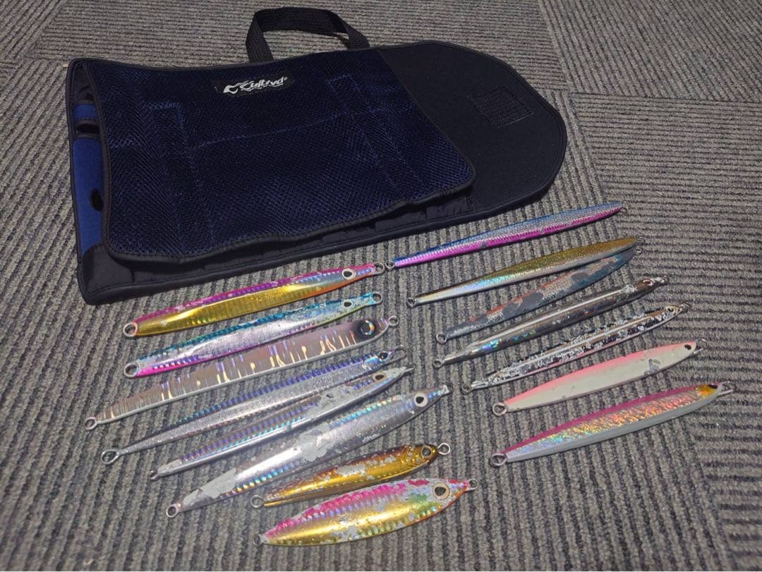 撃投ジグ15本セット　巻き巻きジグケースLL
