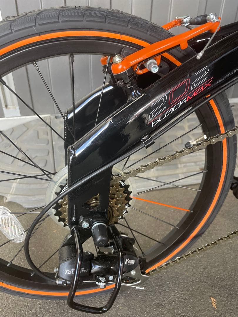 札幌　手渡し限定　ドッペルギャンガー　折りたたみ自転車 202 BLACKMAX