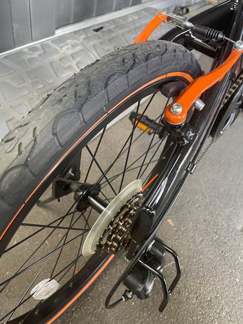 札幌　手渡し限定　ドッペルギャンガー　折りたたみ自転車 202 BLACKMAX