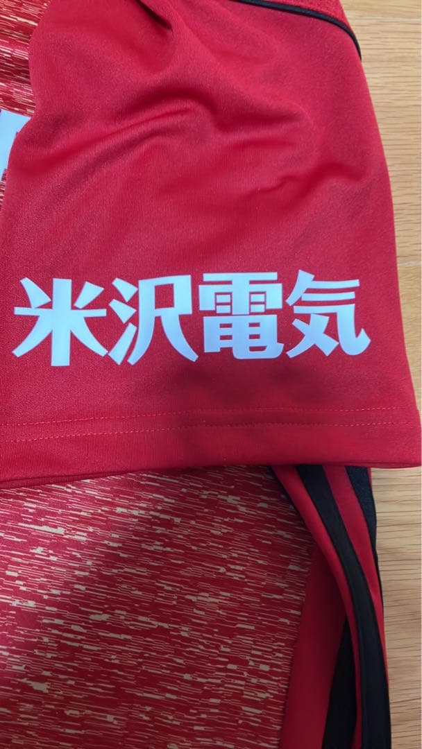 ツエーゲン金沢　ユニフォーム　Oサイズ　アディダス
