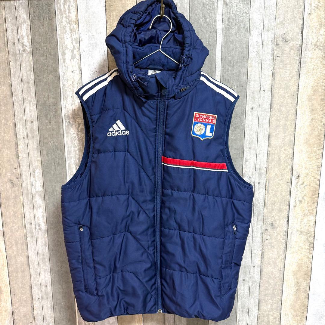 adidas アディダス オリンピックリヨン フード付き ベスト