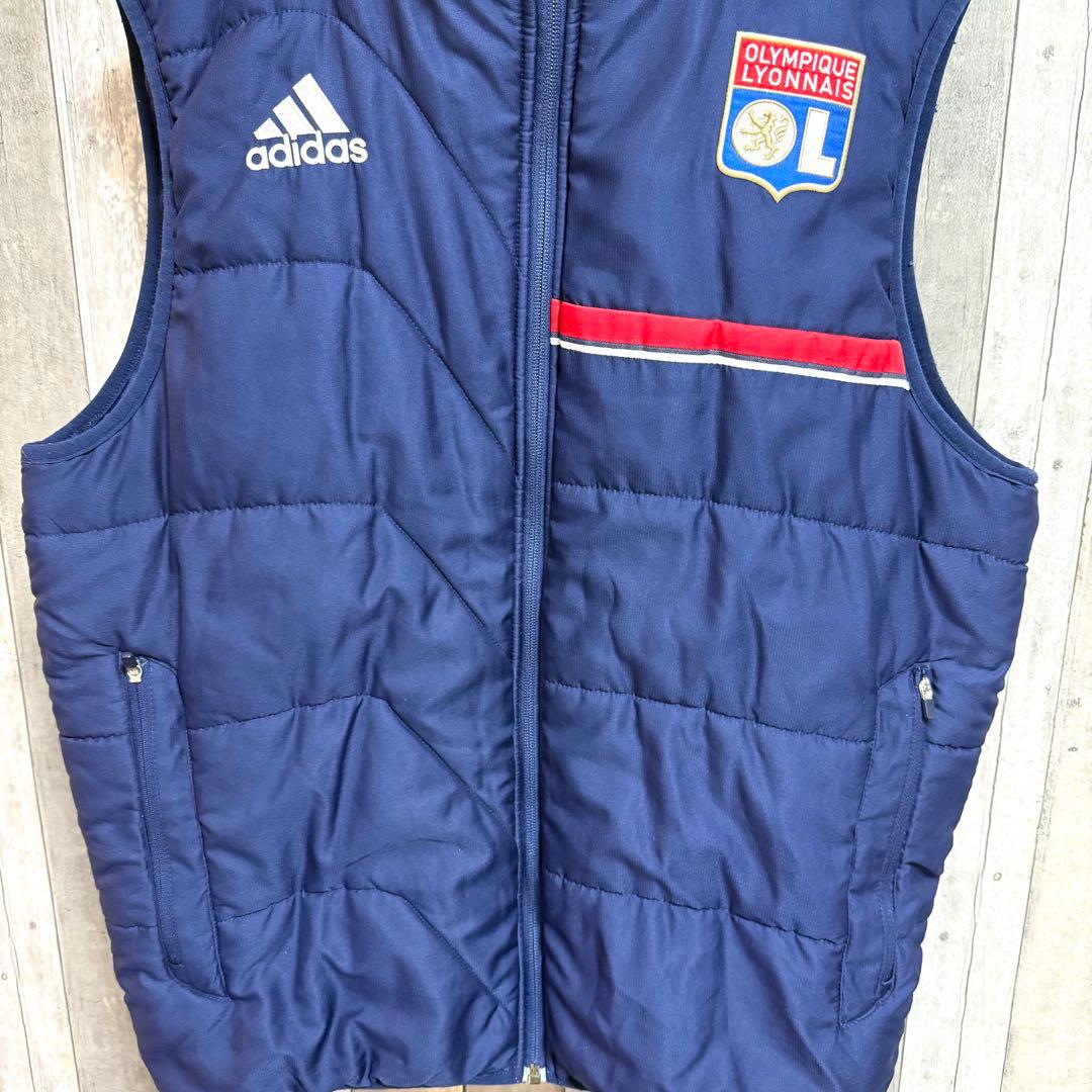 adidas アディダス オリンピックリヨン フード付き ベスト