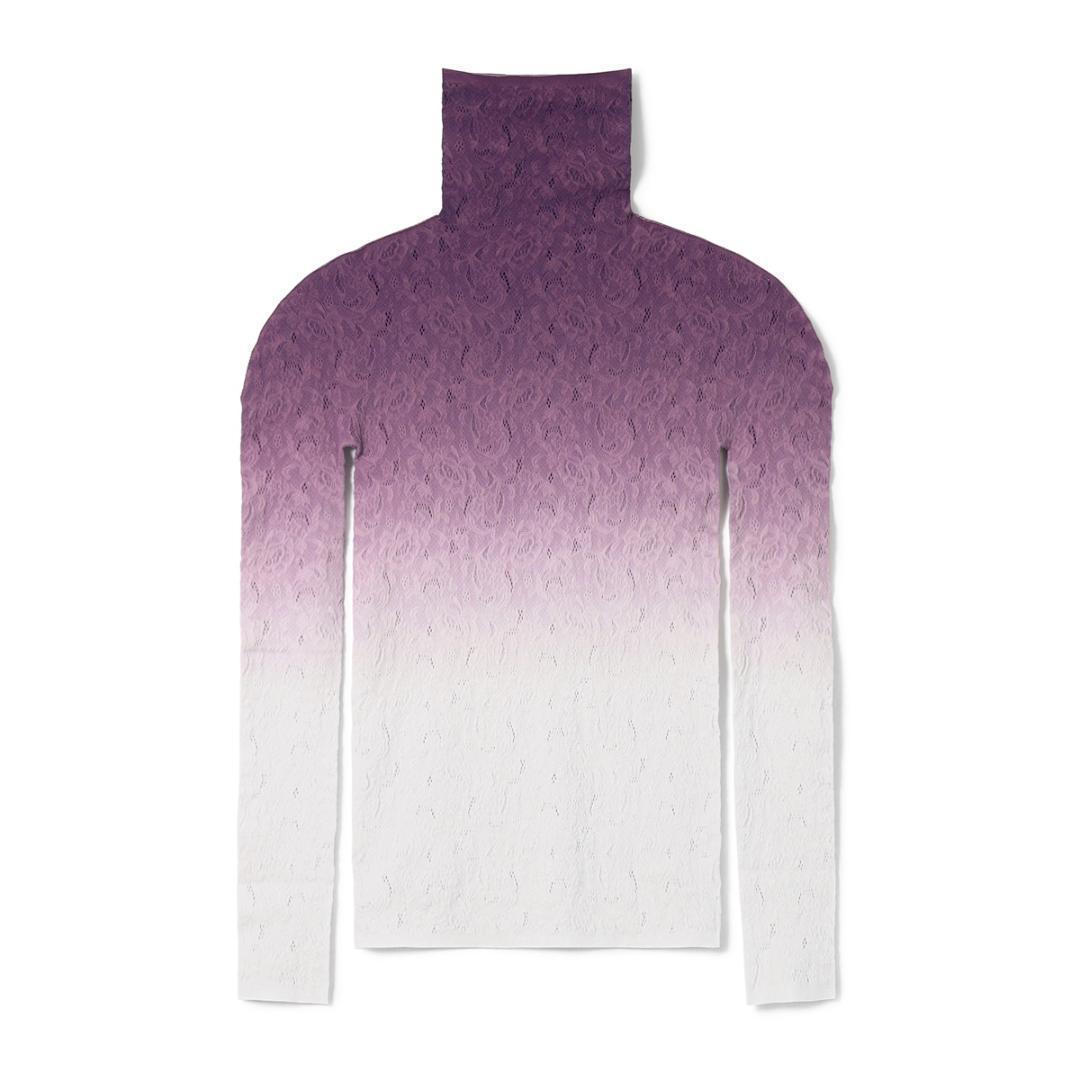 【新品】グラデーションノーソーイングニット 長袖 M チャコット