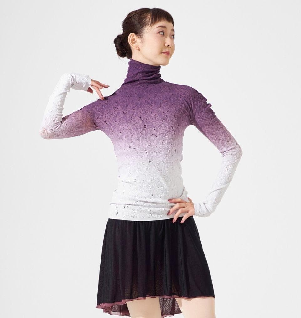 【新品】グラデーションノーソーイングニット 長袖 M チャコット