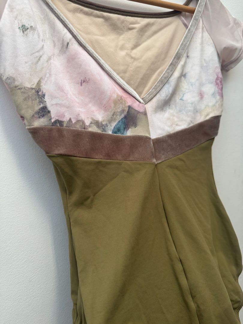 チャコット花柄レオタード M
