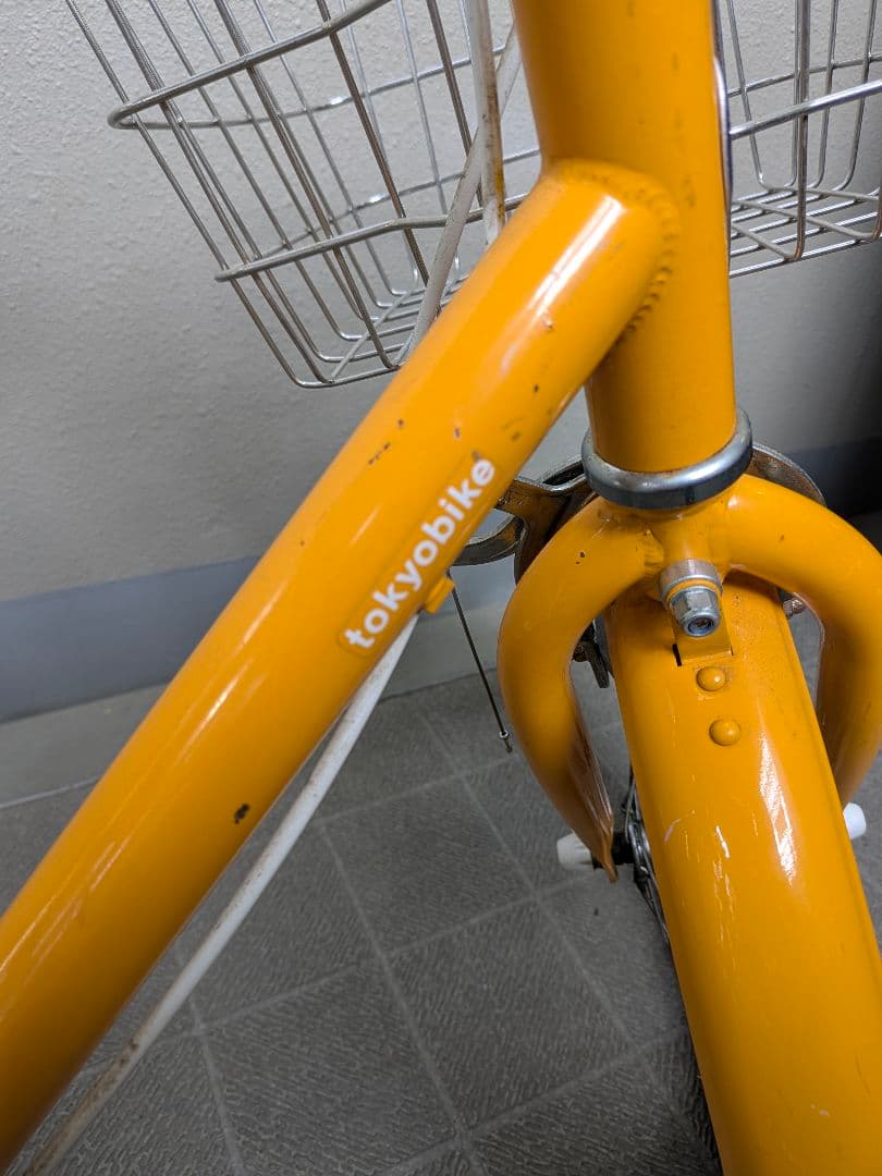 little tokyobike 16インチ タンジェリン前カゴ泥よけ付 手渡し