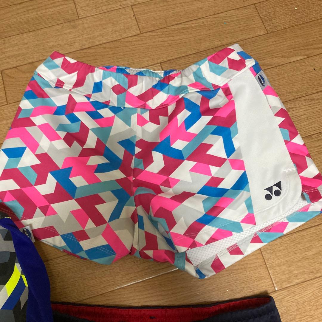 YONEX バドミントン パンツ 3点セット⭐️ヨネックス⭐️紺色柄パン⭐️サイズL