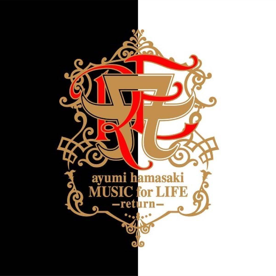 浜崎あゆみ　TA限定Tシャツ　「MUSIC for LIFE ～return～」