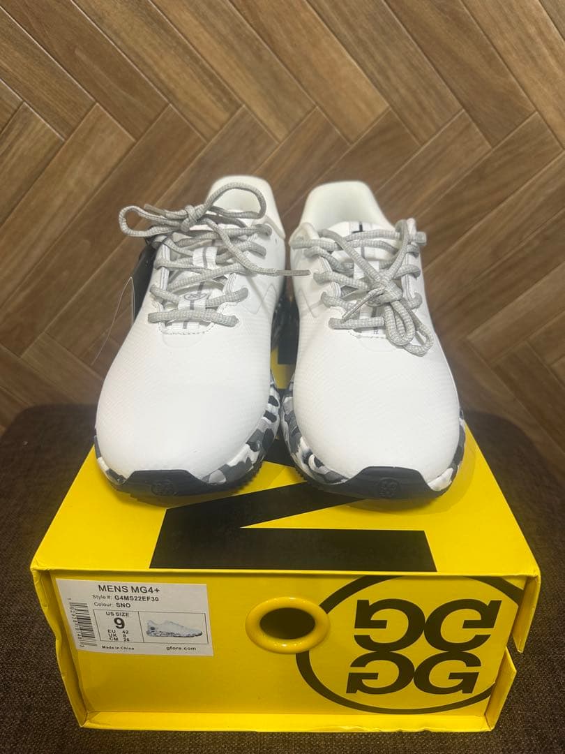 G/FOREメンズシューズMG4+ 迷彩ホワイト　26㎝