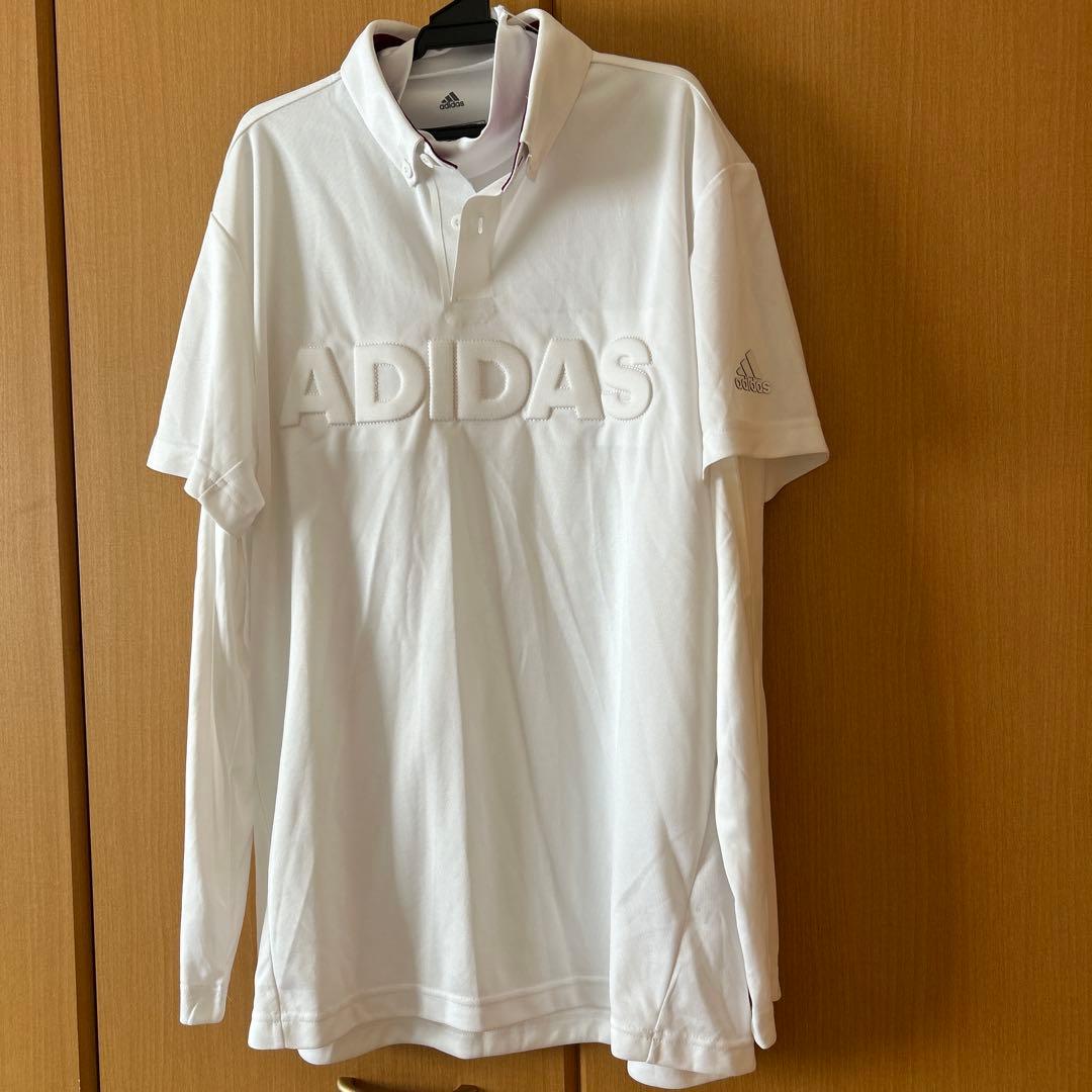 adidas ホワイト ポロシャツ EH3628 インナーと半袖シャツセット