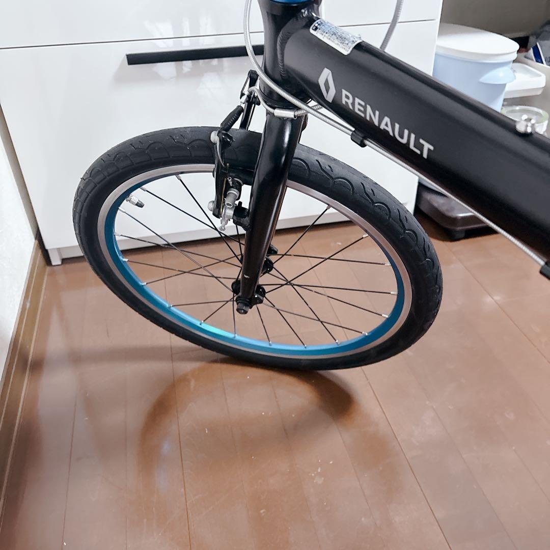 【美品】ルノー LIGHT10 折りたたみ自転車 20インチ ブラック