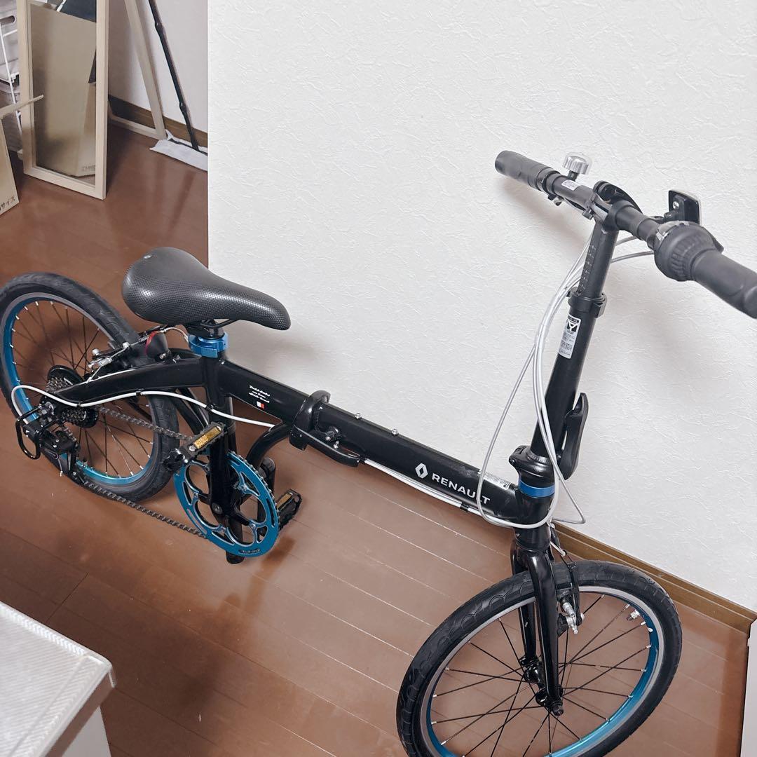 【美品】ルノー LIGHT10 折りたたみ自転車 20インチ ブラック