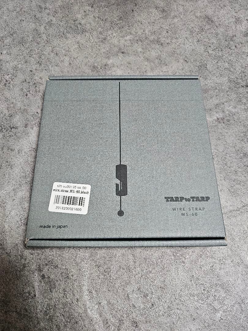 tarptotarp　wire strap WS-60 ブラック