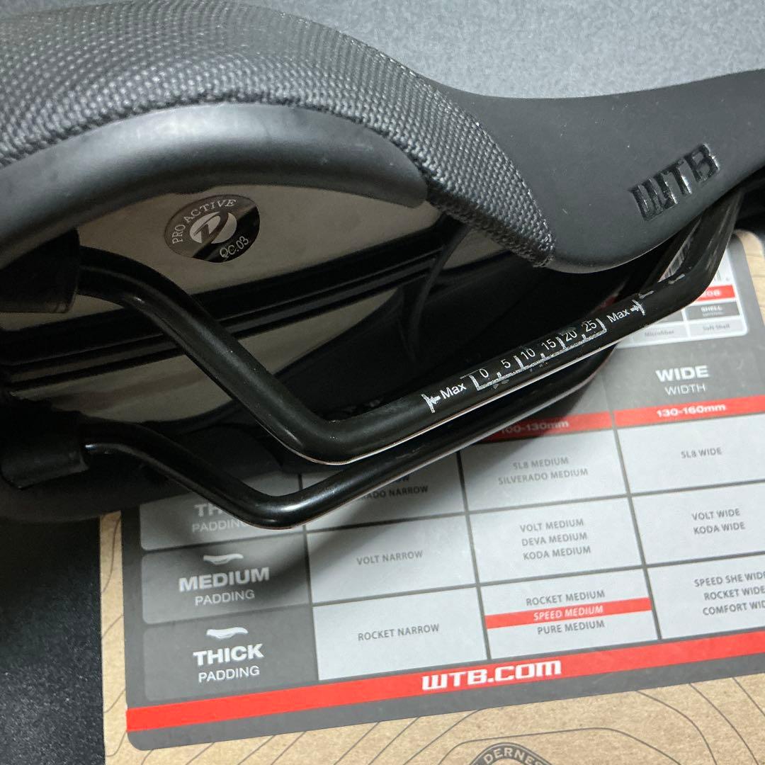 【ほぼ新品です】　WTB SPEED サドル　クロスバイク＆グラベル向け