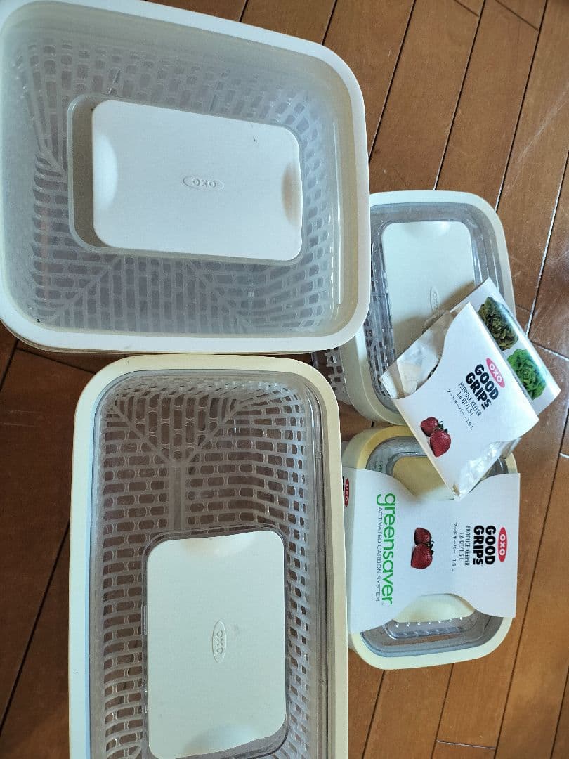 OXO グリーンセイバー　フードキーパー　4個セット　新品あり