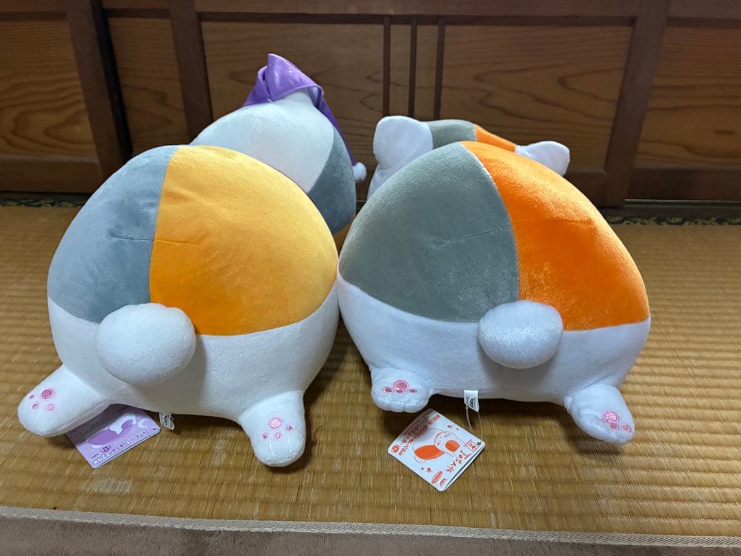 夏目友人帳めちゃでかぬいぐるみニャンコ先生よそ見とおやすみニャンコ先生2体セット