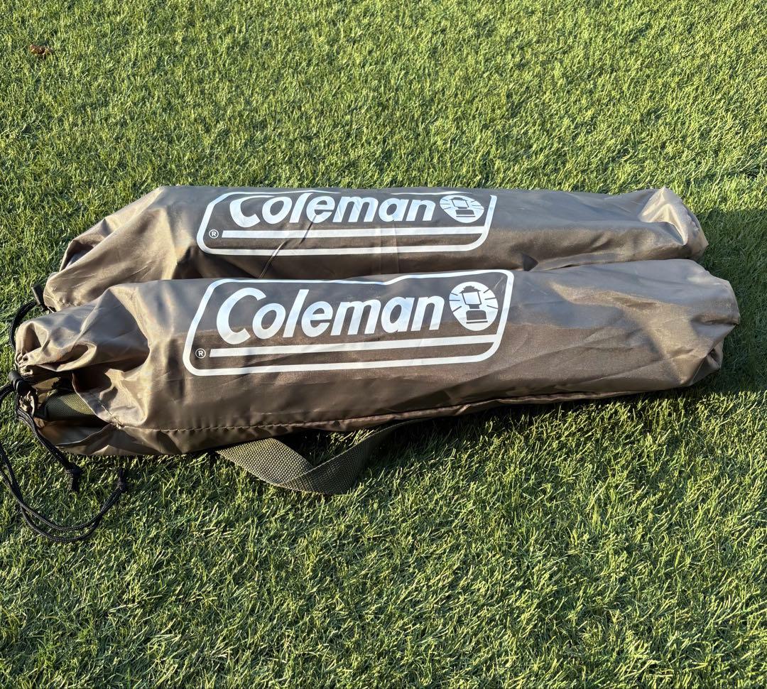 【新品未使用】2脚セット•Coleman コンパクトグラウンドチェア オリーブ
