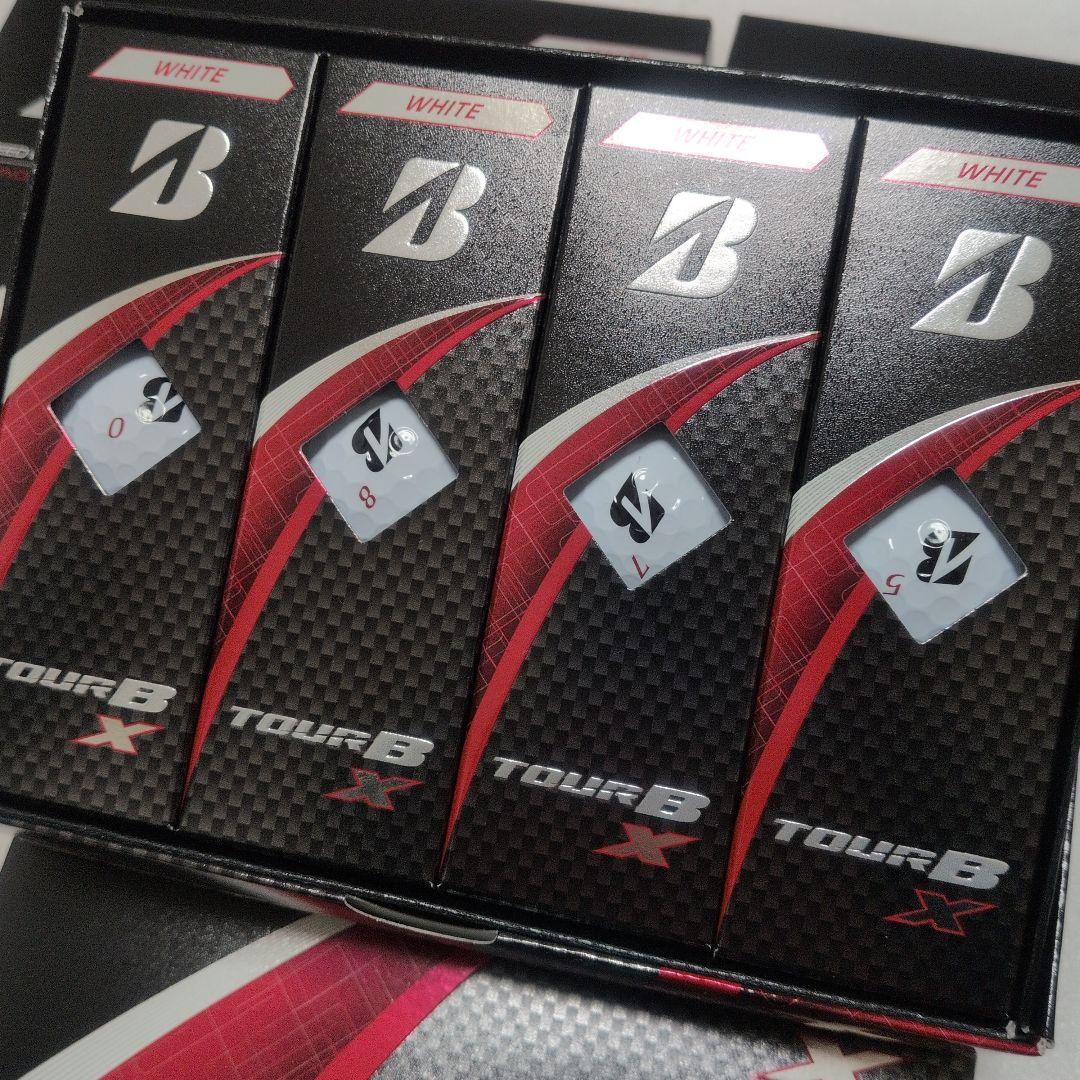 ☆新品☆ ブリヂストン TOUR B X ゴルフボール 4ダース ホワイト