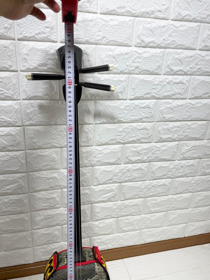 【美品】沖縄三味線 美品 人口皮 一式 三線 到着時すぐお使いできます。