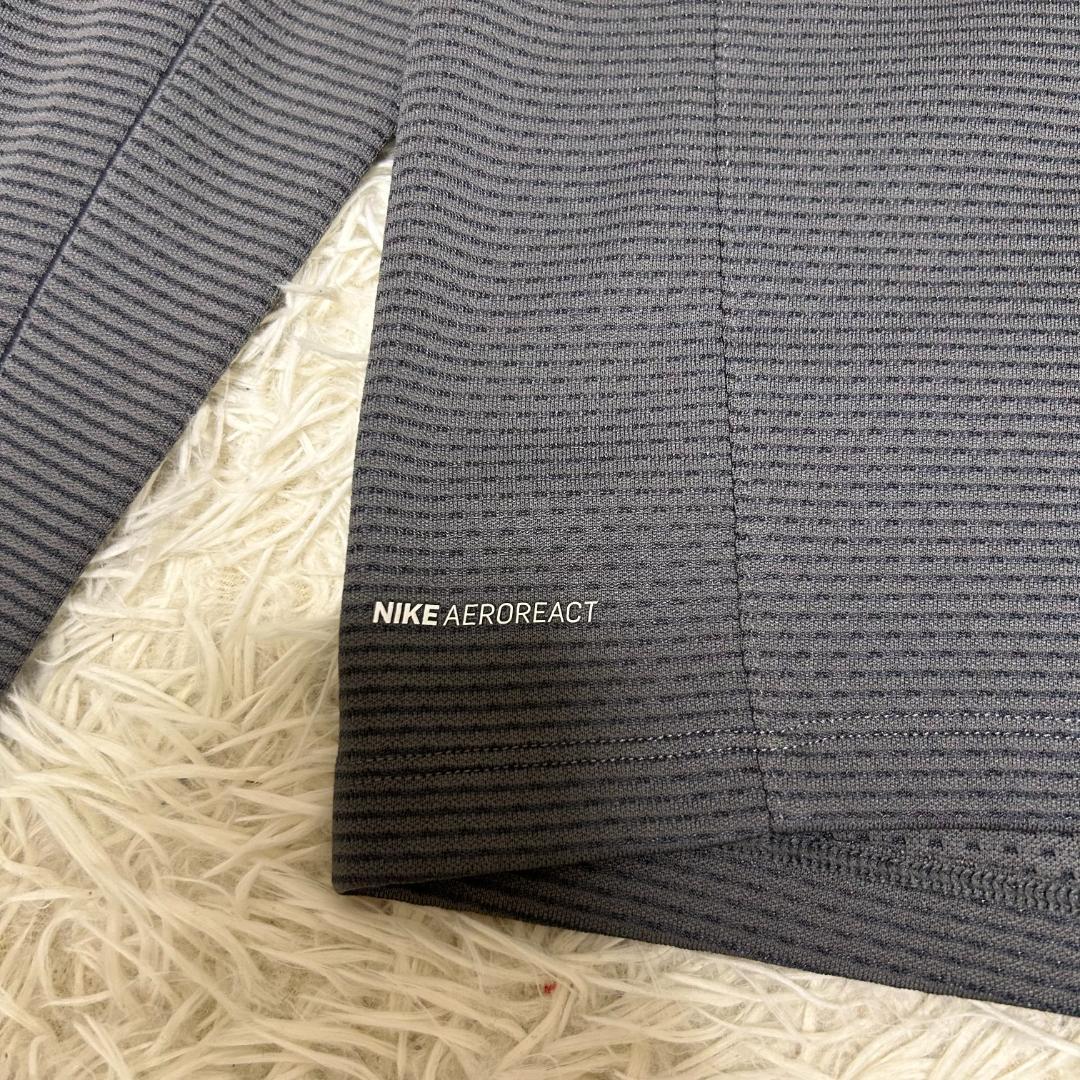 人気　NIKE GOLF　長袖シャツ　エアロリアクト　ハーフジップ　XL