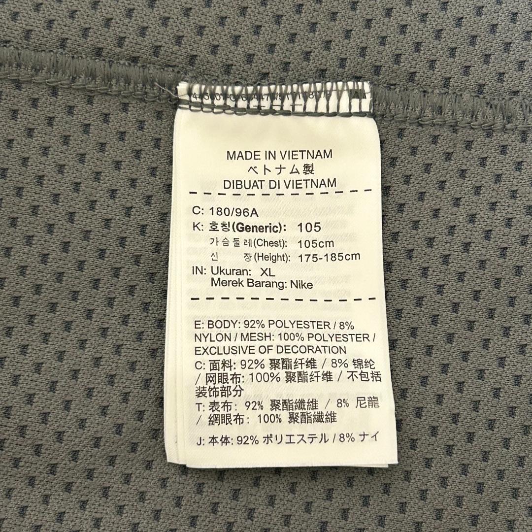 人気　NIKE GOLF　長袖シャツ　エアロリアクト　ハーフジップ　XL