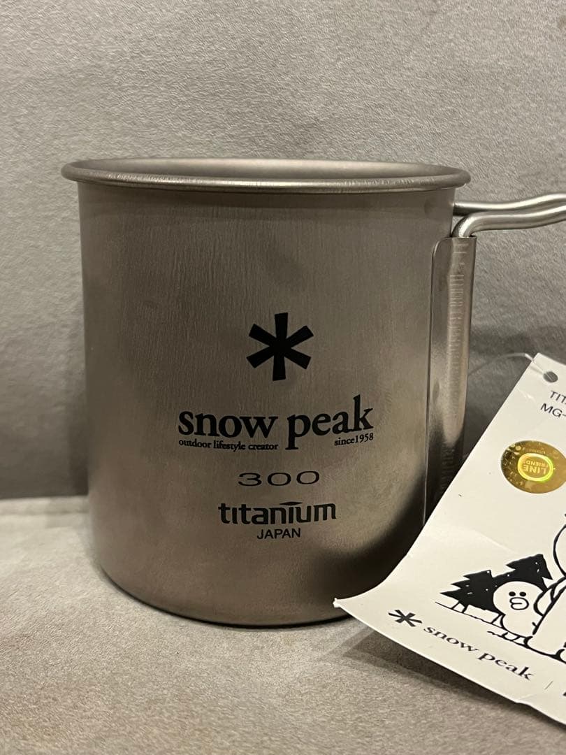  peak × LINE FRIENDS コラボ チタン マグカップ
