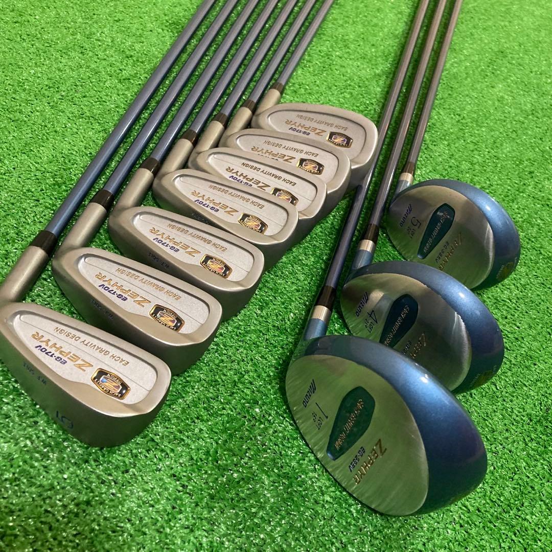 レディース⭐️MIZUNO ゼファー ゴルフクラブ 9本セット　未使用