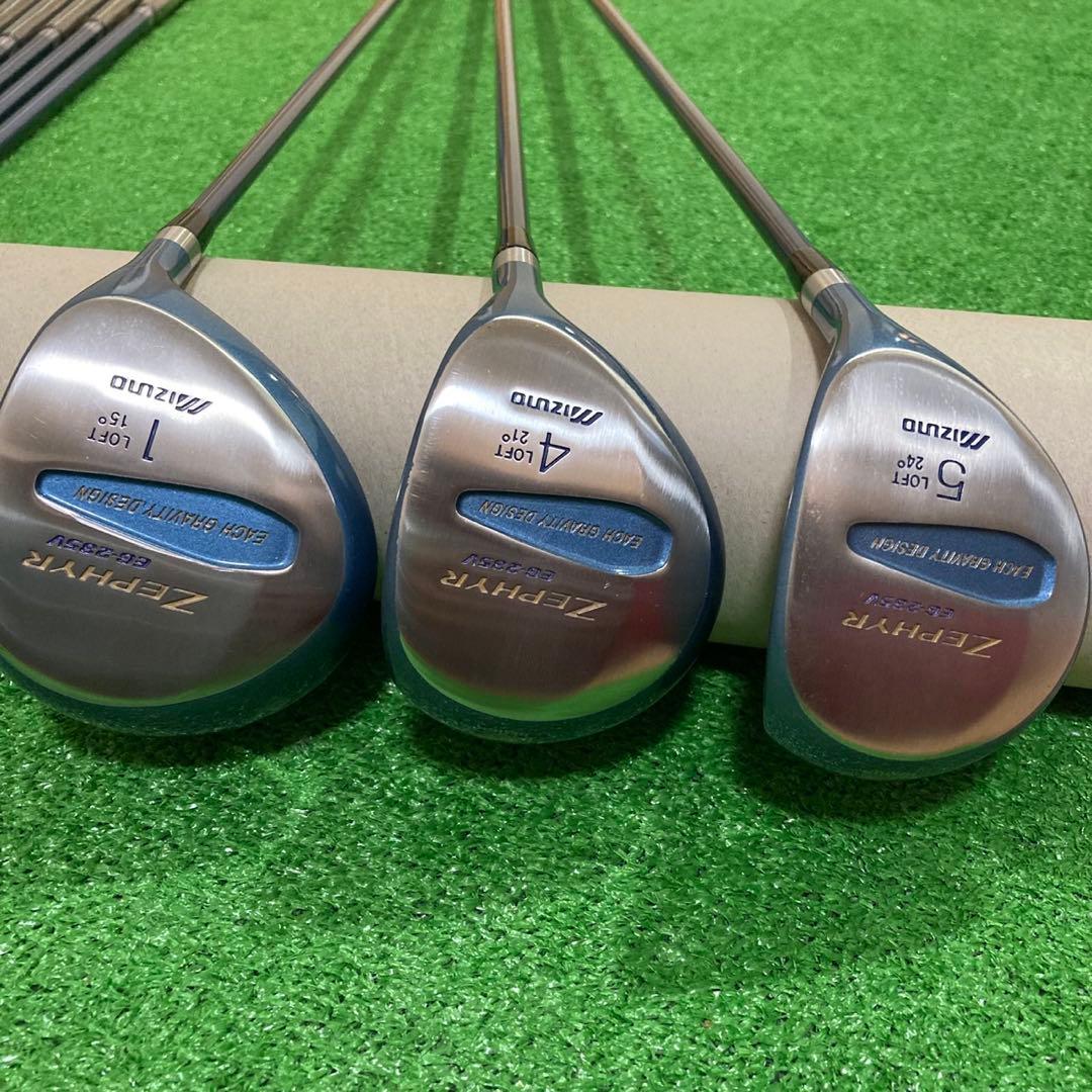 レディース⭐️MIZUNO ゼファー ゴルフクラブ 9本セット　未使用
