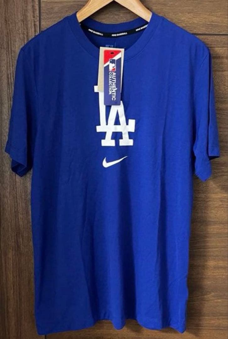 大谷選手着用品 ドジャース 練習用シャツ MLB正規品 サイズM 新品タグ付