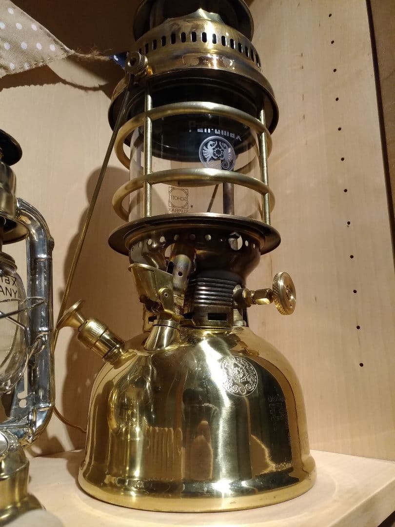Petromax HK500用 真鍮製ガラスホヤプロテクター02 　ホヤガード