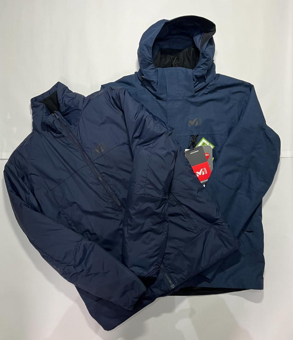 新品/タグ付☆Milletミレー ポベダ Ⅱ 3 in 1 防水ジャケット