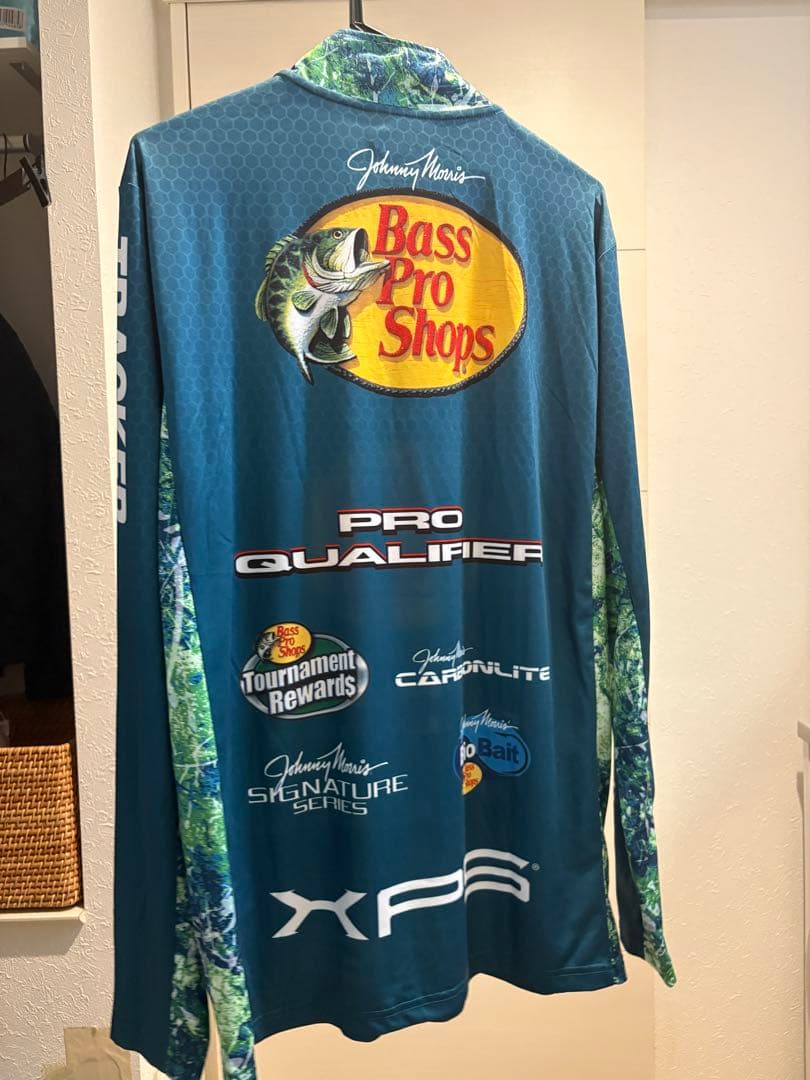 BASS PRO SHOPS フィッシングシャツ グリーン M（L）新品未使用品