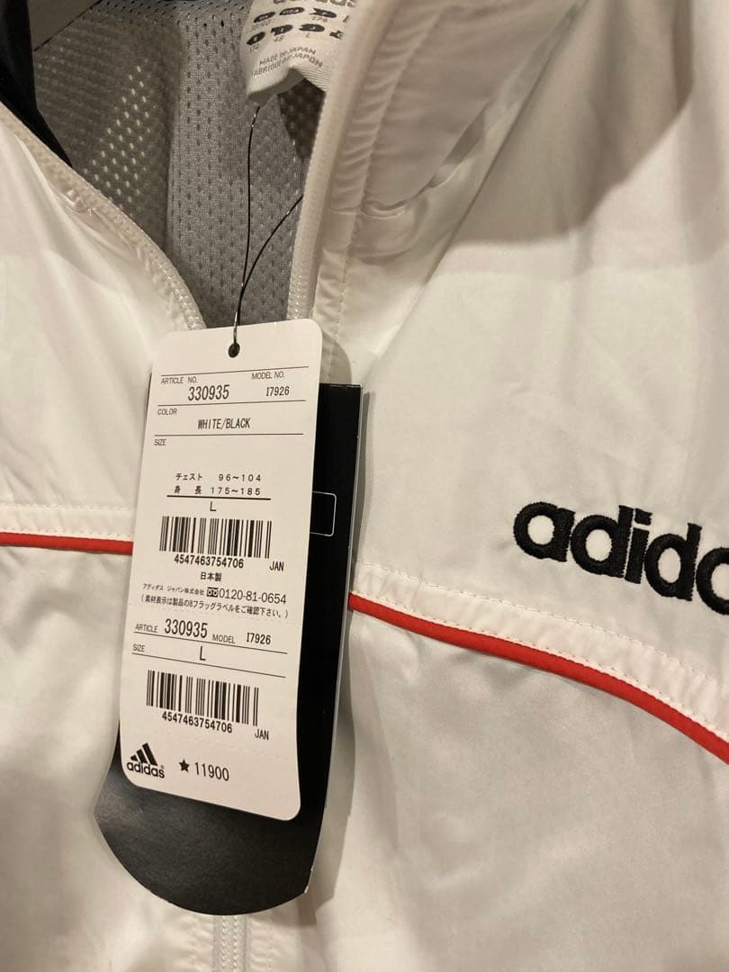 新品タグ付adidas製　慶應ウィンドブレーカー　L