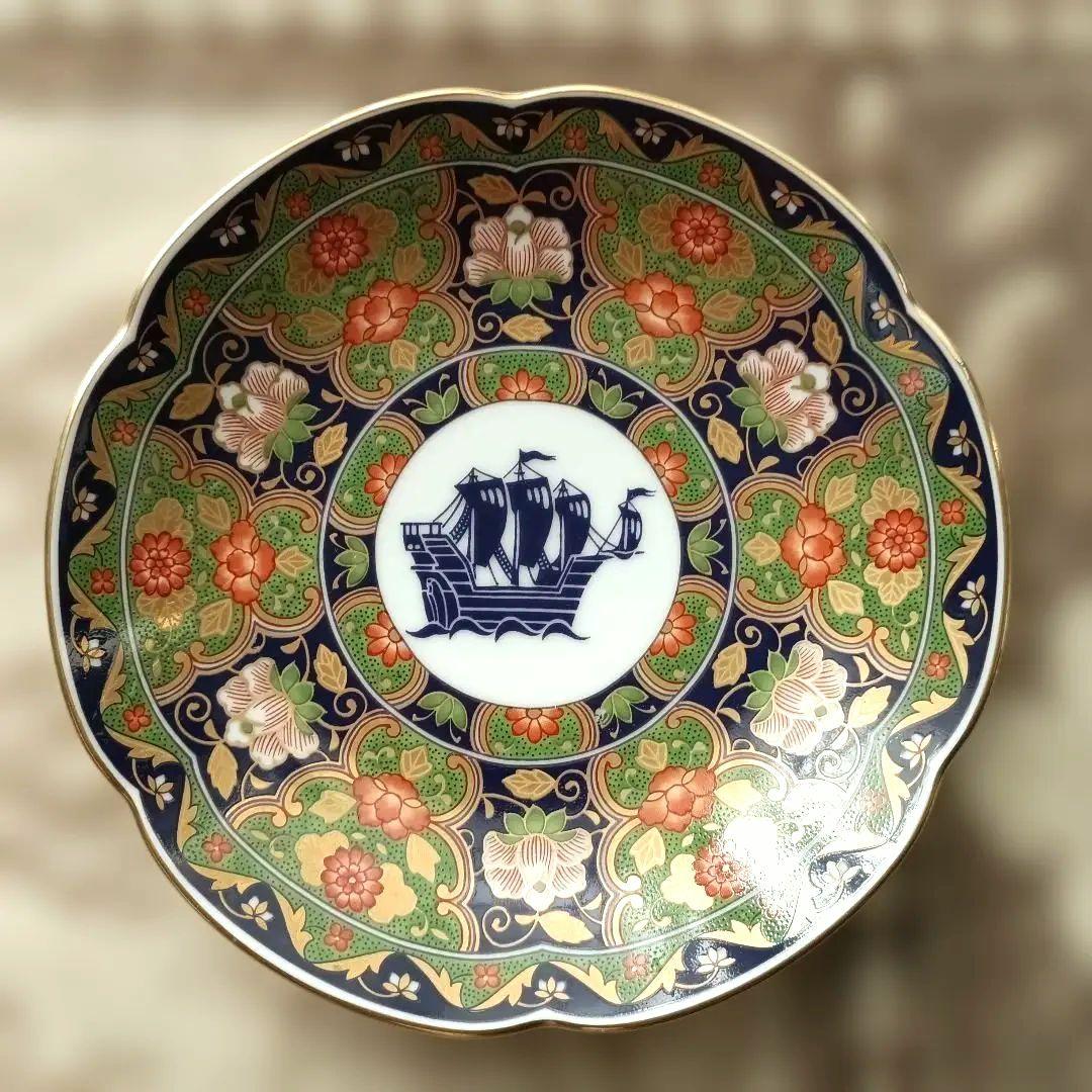 【美品】前畑陶器 庫山窯 金彩 小皿 銘々皿 取り皿 美濃焼　和食器　５枚組
