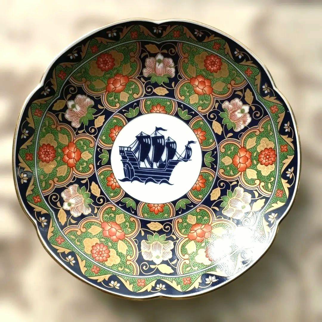 【美品】前畑陶器 庫山窯 金彩 小皿 銘々皿 取り皿 美濃焼　和食器　５枚組