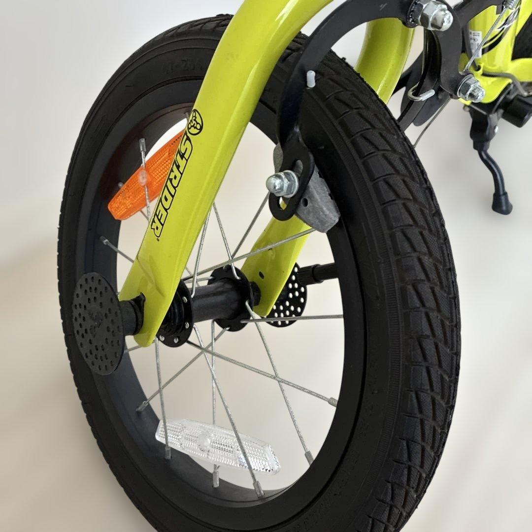 【ちるさん専用】ストライダー14x ライムイエロー　純正スタンド付き
