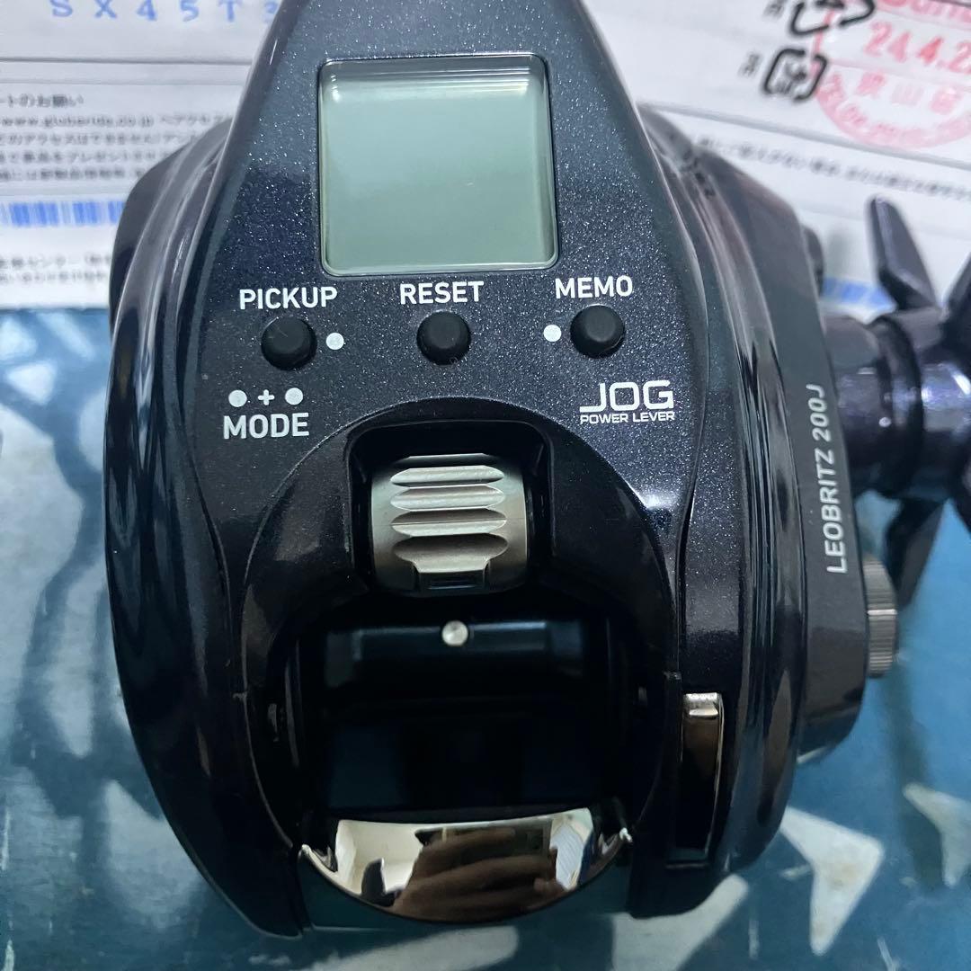 極美品 DAIWA 23 レオブリッツ 200J 電動リール　おまけバッテリー
