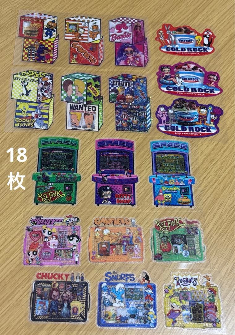 アメキャラ　ロールシール　切り売り　詰め合わせパック300枚　現品限り❣️