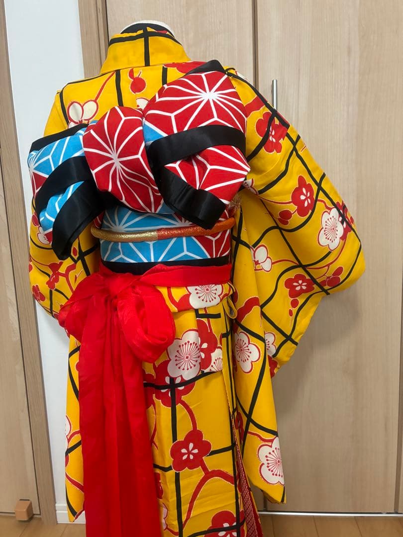 町娘風　七五三 7歳 女の子 着物セット レトロ