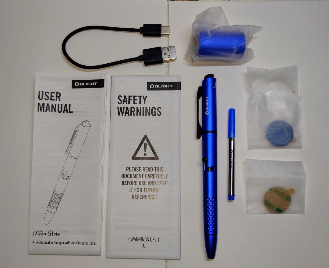 OLIGHT O'Pen Glow LED ペンライト ブルー
