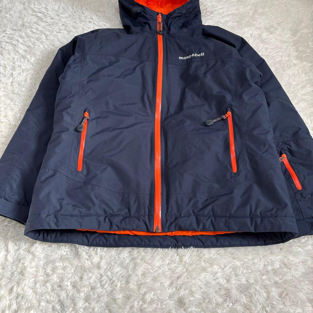 【人気モデル】モンベル パウダーステップジャケット スノージャケット キッズ