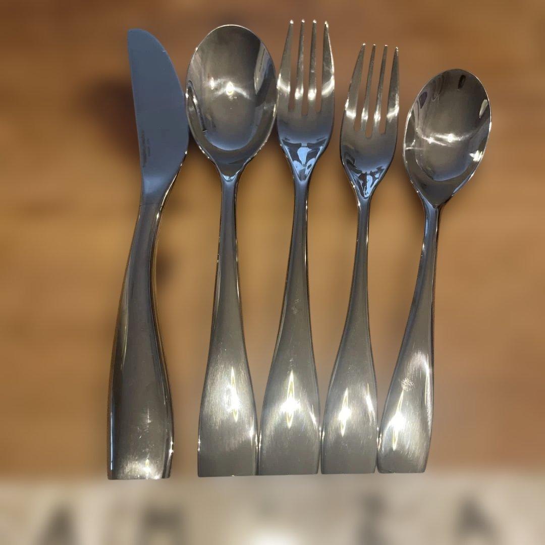 大幅値下げ❗️新品❗️6セット！ヤマザキ ステンレスカトラリーセット